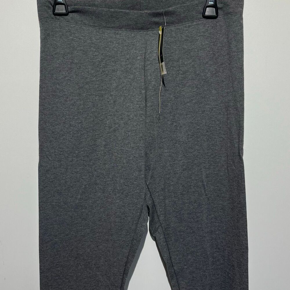 Esmara Women's Heather Gray Pull-On Stretch High Rise Tapered Leggings Large NWT